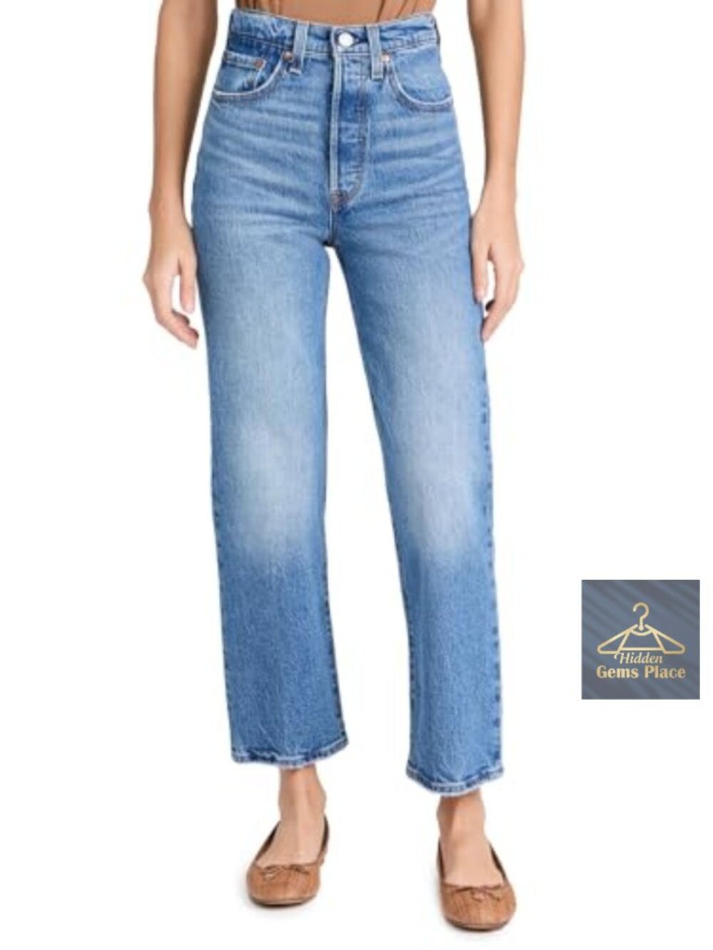 Levi's Ribcage Straight Ankle Ultra High Rise Jeans